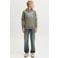 JACK & JONES JUNIOR hoodie met logo - grijsgroen