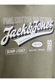 thumbnail: JACK & JONES JUNIOR hoodie met logo - grijsgroen