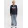 JACK & JONES JUNIOR sweater met logo - donkerblauw