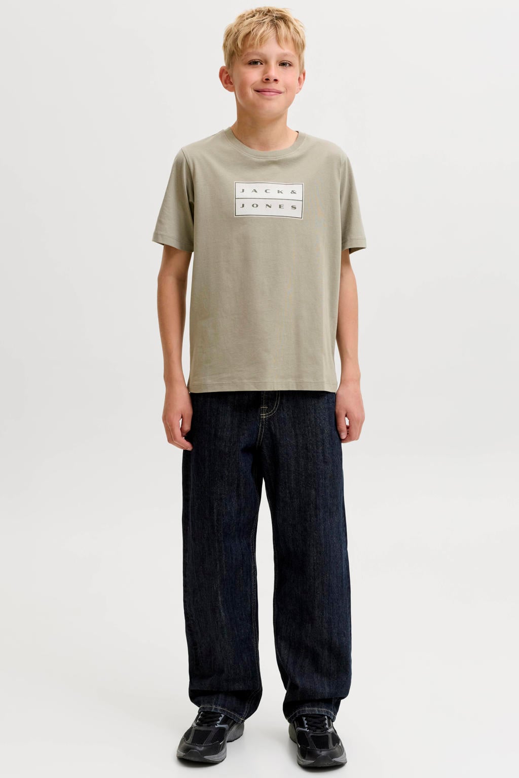 JACK & JONES JUNIOR T-shirt - grijsgroen