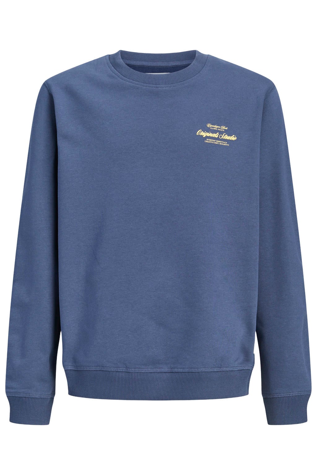 JACK & JONES JUNIOR sweater met backprint - blauw