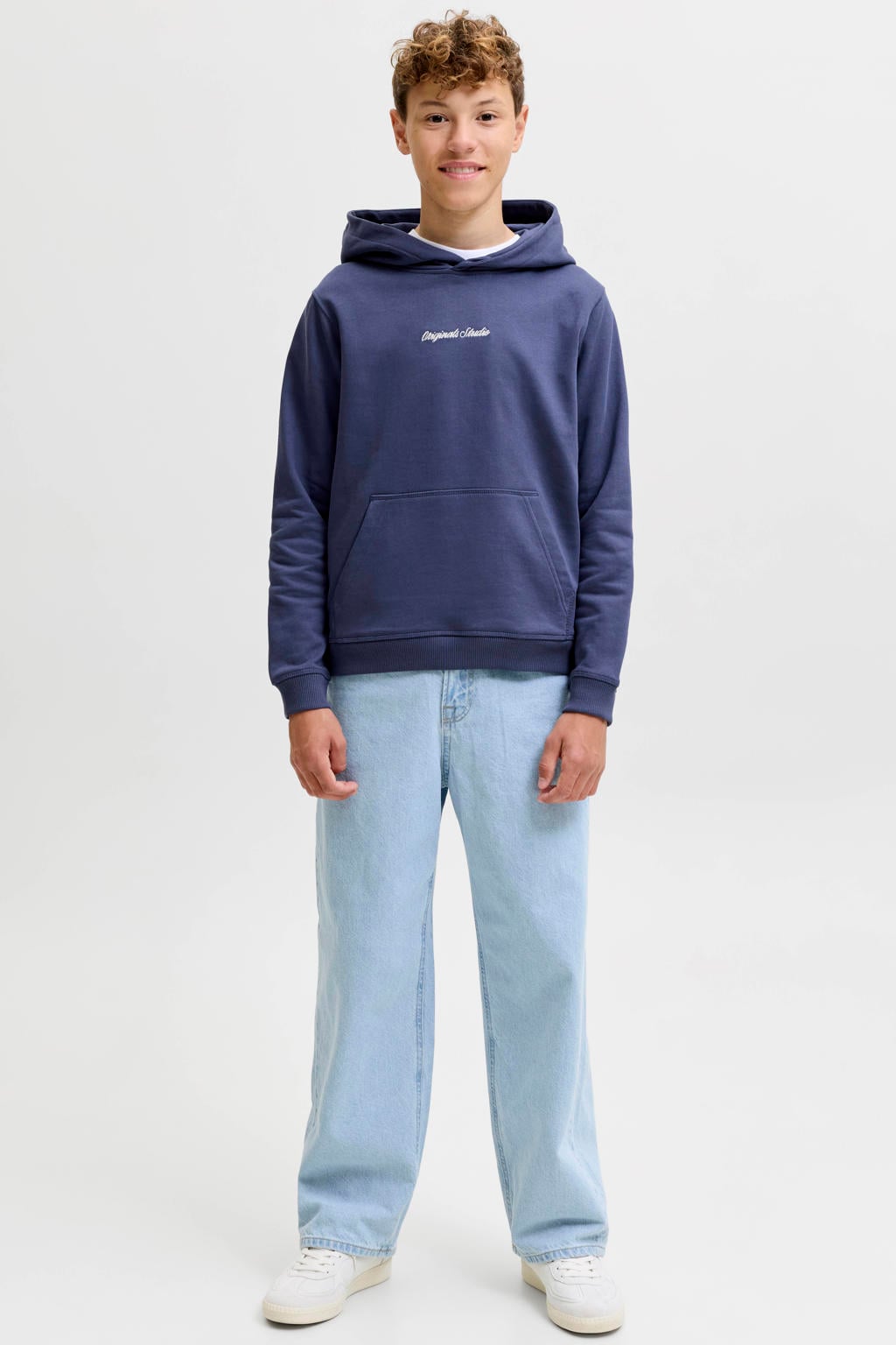 JACK & JONES JUNIOR hoodie blauw