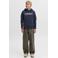JACK & JONES JUNIOR hoodie met print - donkerblauw