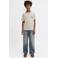 JACK & JONES JUNIOR T-shirt met backprint - beige