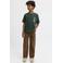 JACK & JONES JUNIOR rechtvallend T-shirt met backprint - groen