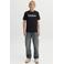 JACK & JONES JUNIOR T-shirt met logoprint - zwart