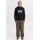 JACK & JONES JUNIOR hoodie met logo - zwart