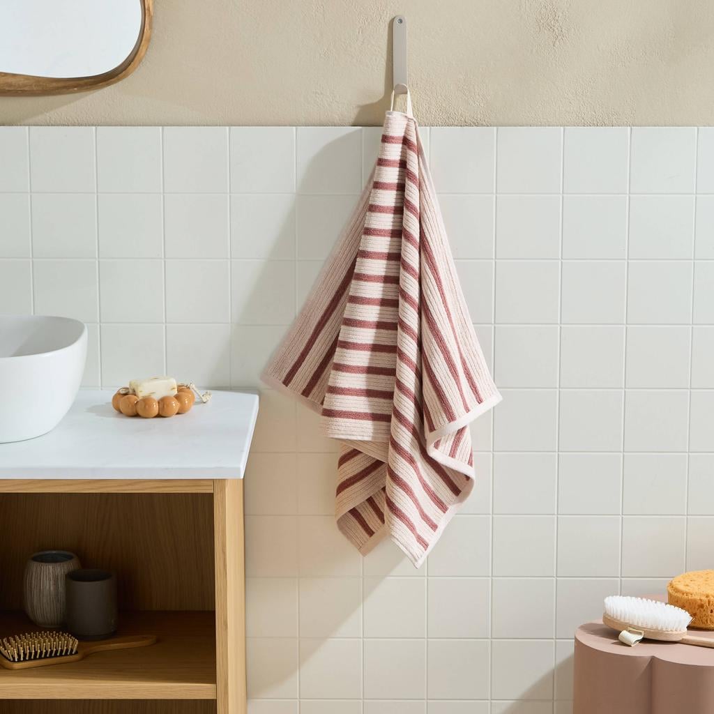 NOUS Living katoenen handdoek 50x100 cm - zand