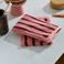 NOUS Living katoenen washandjes 15x20 cm - roze (set van 2)