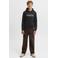 JACK & JONES JUNIOR hoodie met logo - zwart