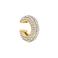Club Manhattan earcuff Ice Pave Small goudkleurig
