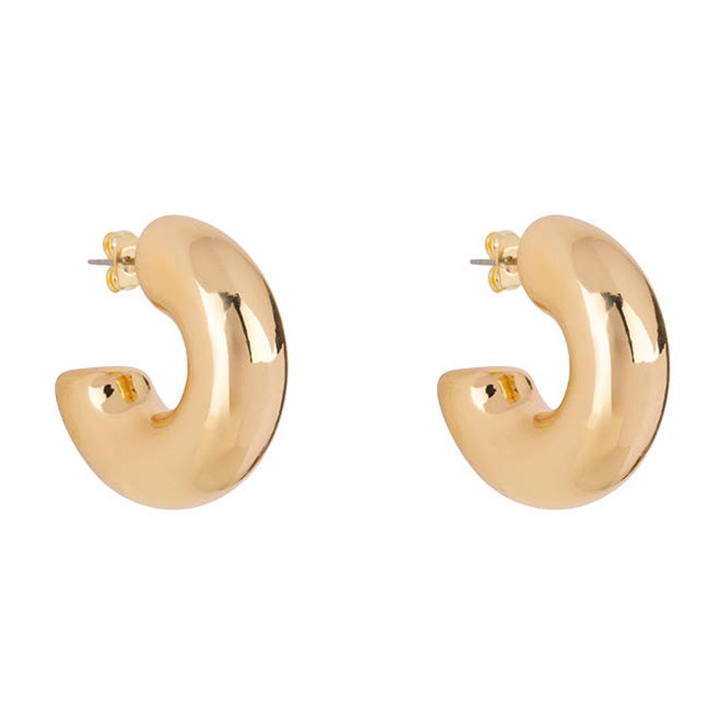 Club Manhattan oorbellen Bubble Hoops goudkleurig