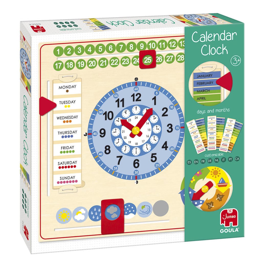 Jumbo Goula Kalender klok