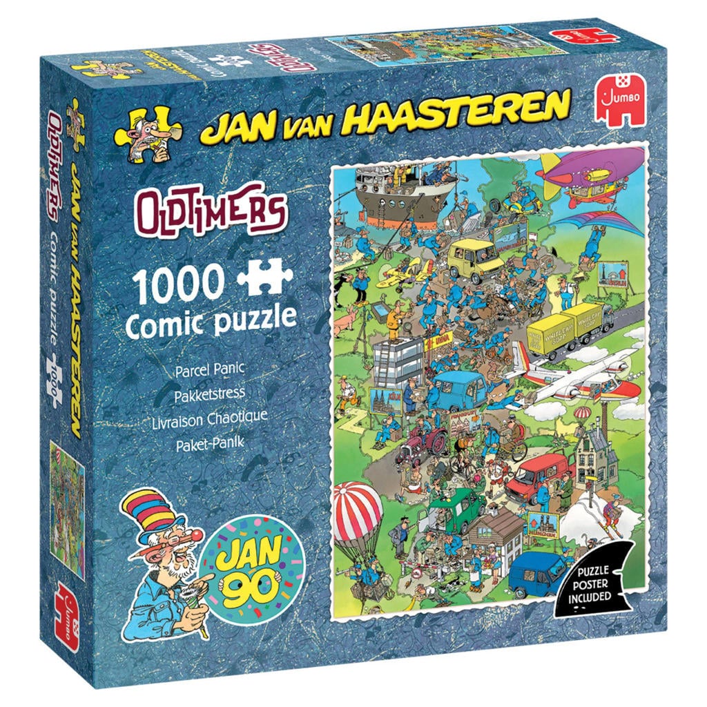 Jan van Haasteren Oldtimers - Pakketstress (1000)
