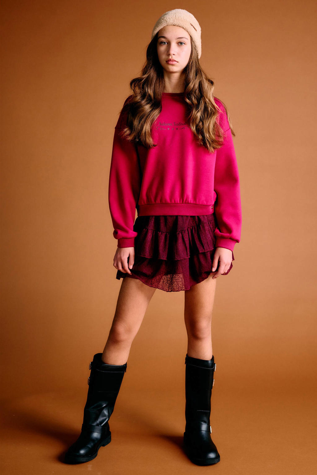 NoBell’ sweater met backprint