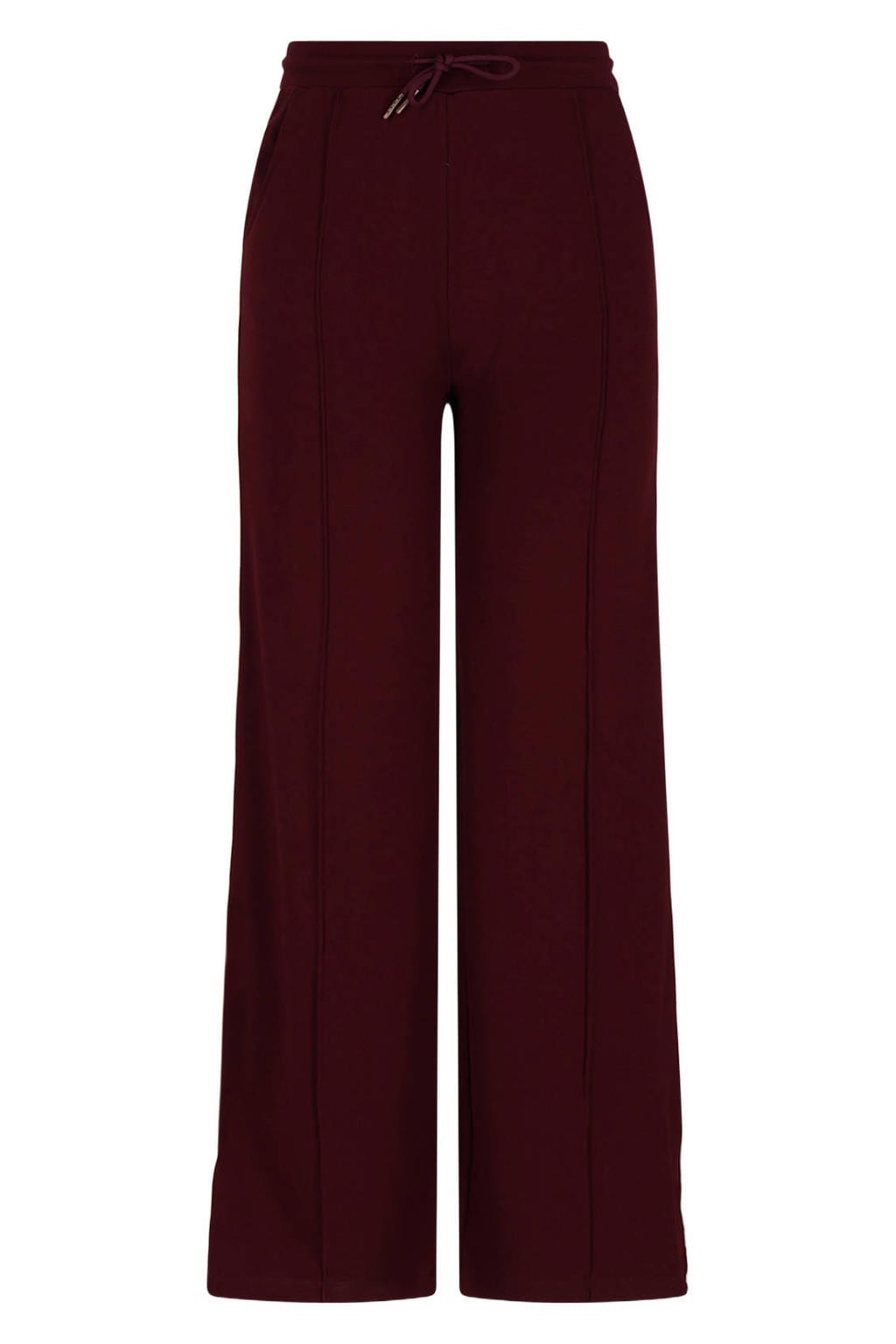 NoBell’ regular fit casual broek - donkerrood