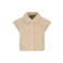 NoBell’ teddy gebreid vest - ecru