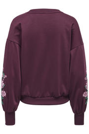 thumbnail: ONLY gebloemde sweater paars