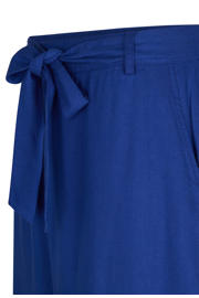 thumbnail: Miss Etam wide leg regular waist broek blauw