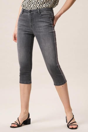 skinny low waist broek grey denim