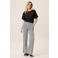 Miss Etam wide leg regular waist broek zwart