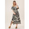 Miss Etam midi jurk zwart