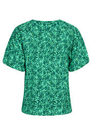 thumbnail: Miss Etam blousetop groen met print