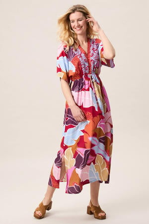 midi jurk multi