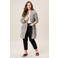 Miss Etam Plus lang vest crème