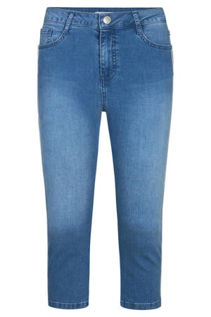 skinny low waist broek medium blue denim