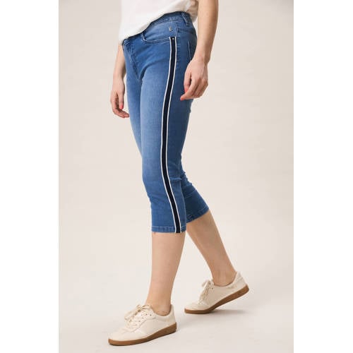 Miss Etam skinny low waist broek medium blue denim – medium denim
