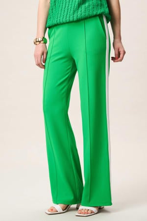 straight high waist casual broek