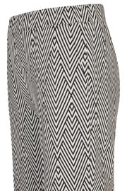 thumbnail: Miss Etam Plus wide leg high waist broek zwart