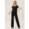 Miss Etam denim wide leg regular waist broek zwart