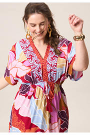 thumbnail: Miss Etam Plus midi jurk multi
