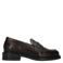 Manfield leren loafers - bruin