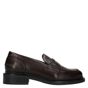 leren loafers - bruin