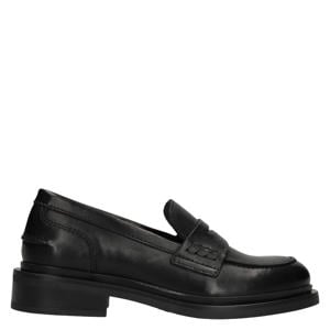leren loafers - zwart
