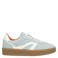 Manfield suède sneakers blauw