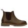 Manfield suède chelsea boots groen