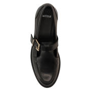 thumbnail: Manfield leren loafers zwart