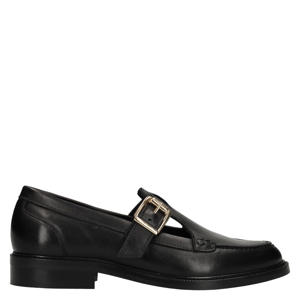 leren loafers zwart
