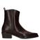 Manfield western leren enkellaarzen - bruin
