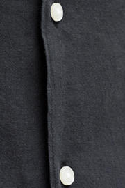 thumbnail: JACK & JONES ESSENTIALS relaxed casual overhemd met linnen zwart