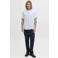 JACK & JONES ESSENTIALS regular casual overhemd met linnen lichtblauw