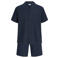 JACK & JONES relaxed casual overhemd met short donkerblauw - (set van 2)
