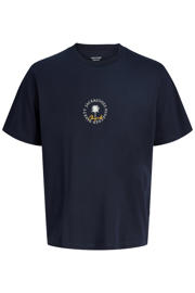 thumbnail: JACK & JONES ORIGINALS relaxed T-shirt donkerblauw