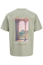 thumbnail: JACK & JONES ORIGINALS relaxed T-shirt met backprint - groen