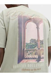 thumbnail: JACK & JONES ORIGINALS relaxed T-shirt met backprint - groen