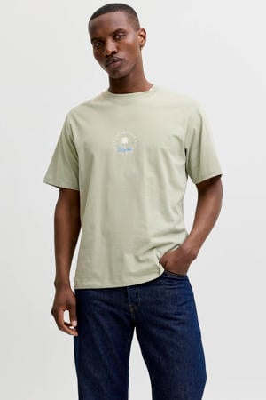 relaxed T-shirt lichtgroen